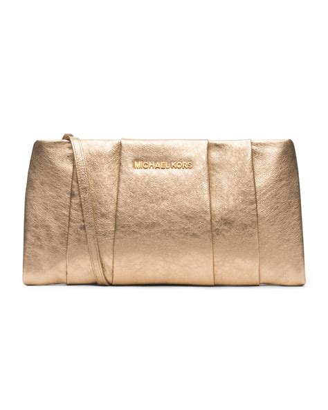 michael kors clutch schwarz gold